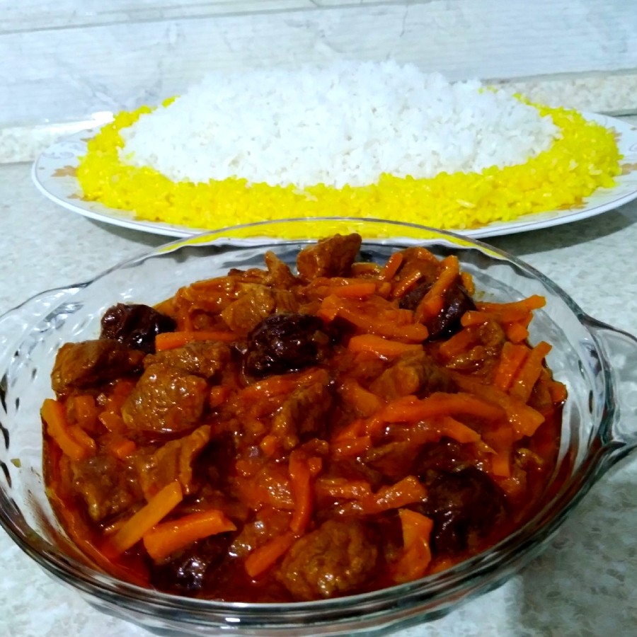 عکس خورشت هویج