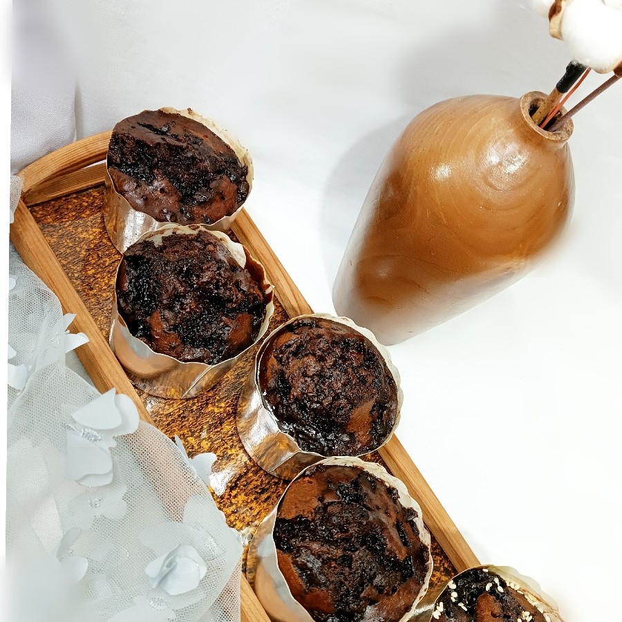 عکس کاپ کیک شکلاتی☆