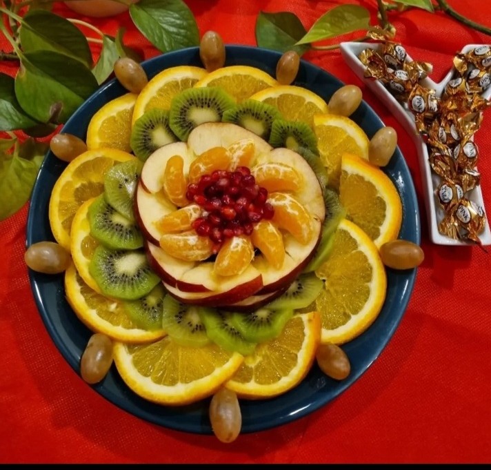 عکس ایده تزئین میوه
