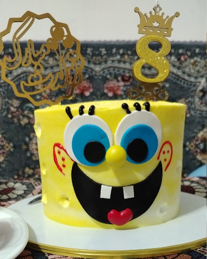 عکس کیک تولد پسرم زاگرس