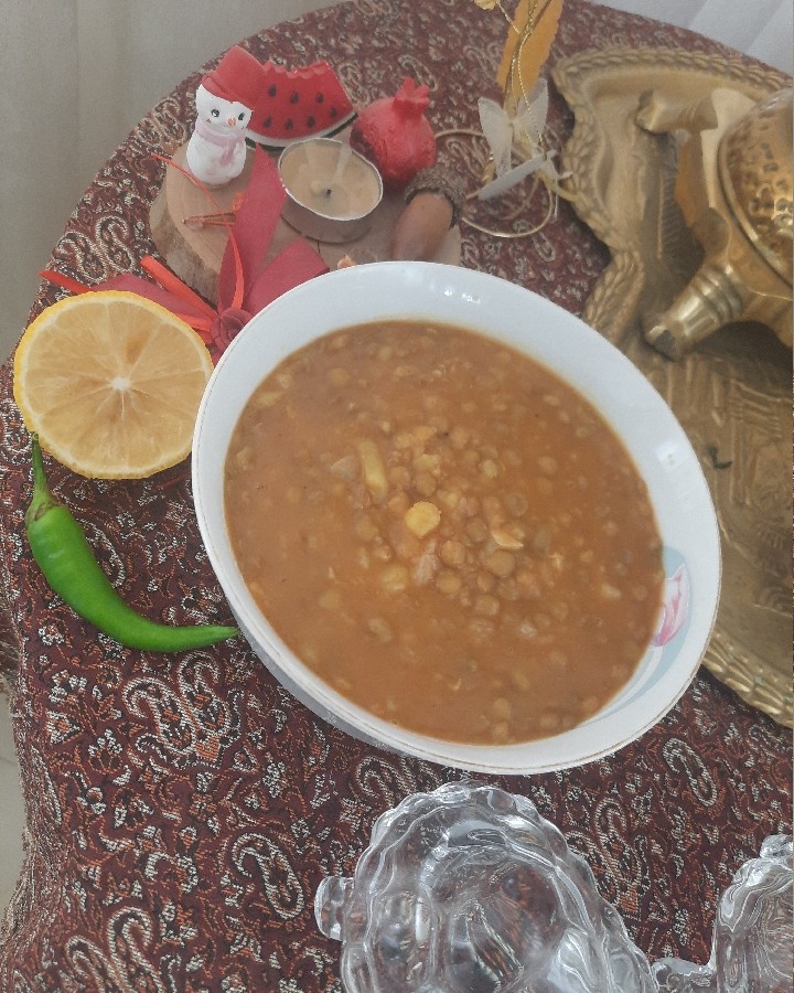 عکس عدسی رژیمی مخصوص سرماخوردگی (بدون روغن و ادویه)