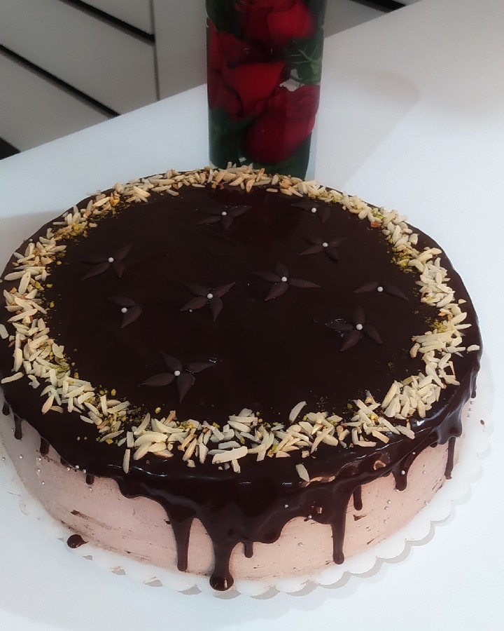 عکس موس کیک شکلاتی