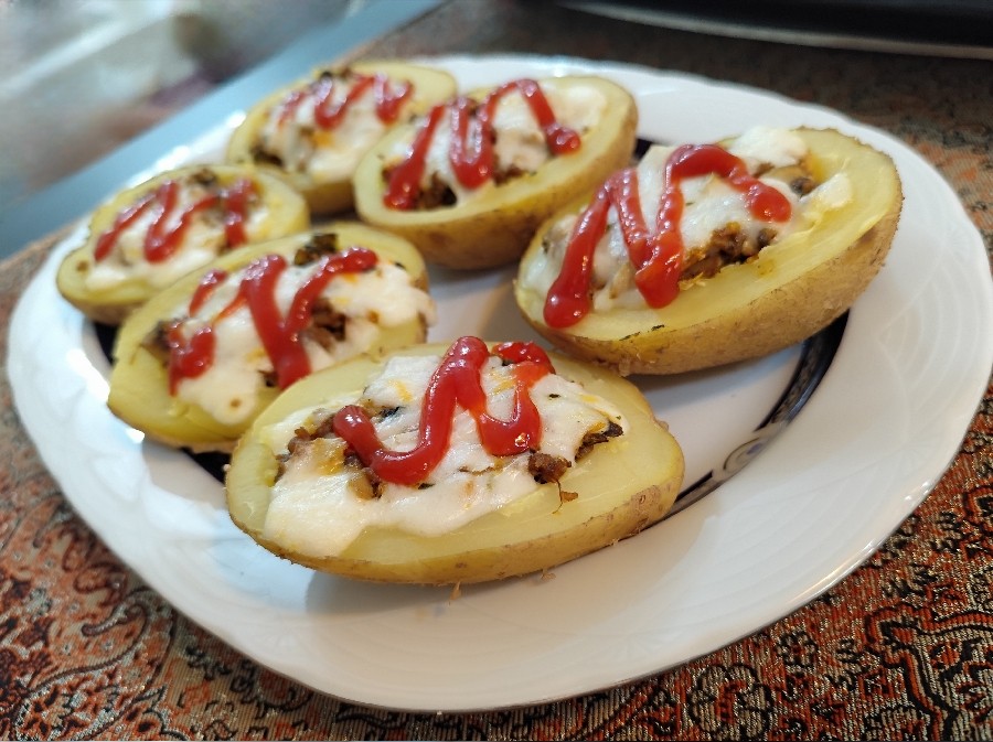 عکس سیب زمینی شکم پر