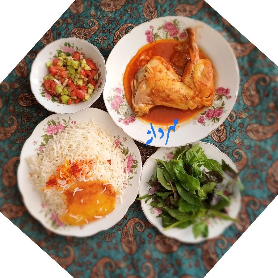 عکس زرشک پلو با مرغ