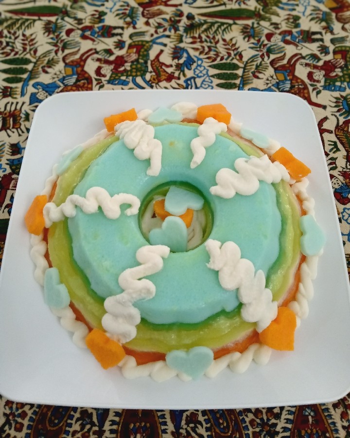 عکس ژله رنگین کمان