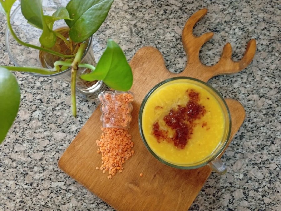 عکس شوربای دال عدس