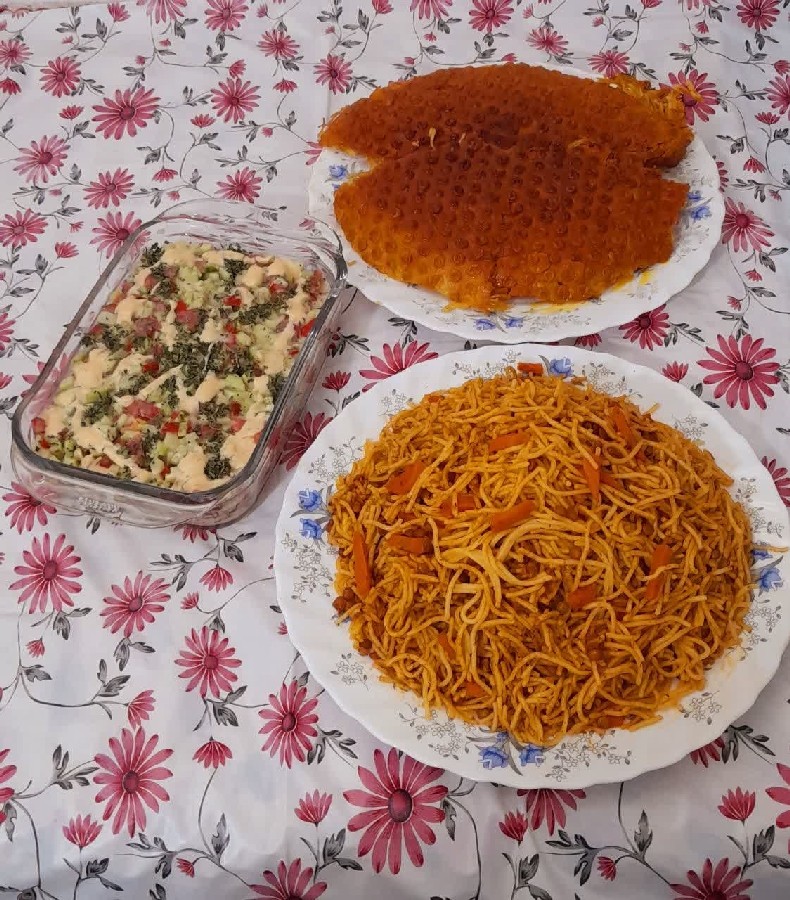 عکس ماکارانی شام دیشب 