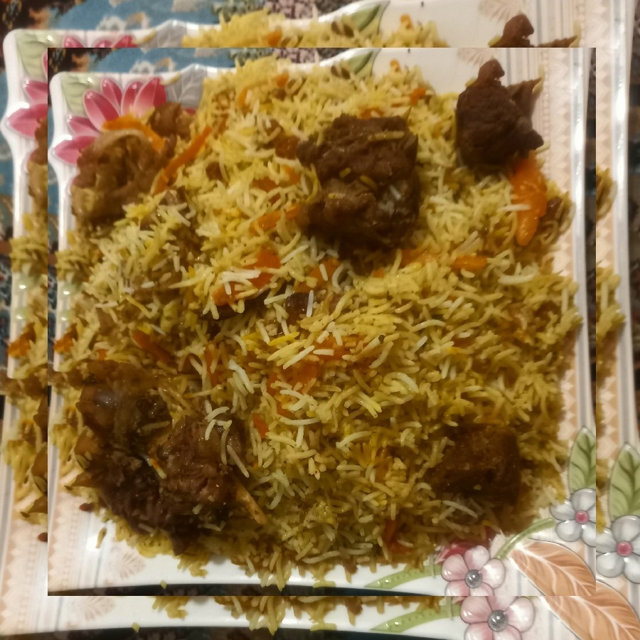 قابلی پلو خوش عطر وطعم 