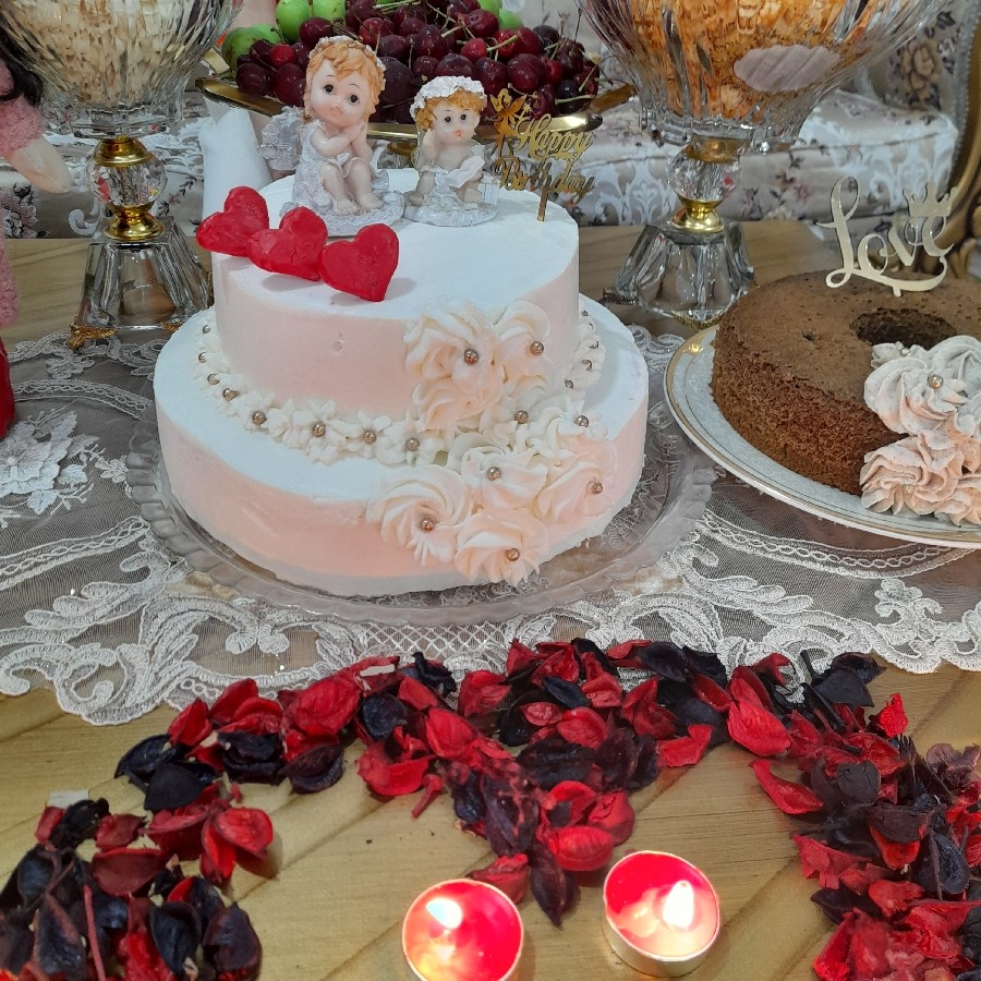 عکس کیک اسفنجی 