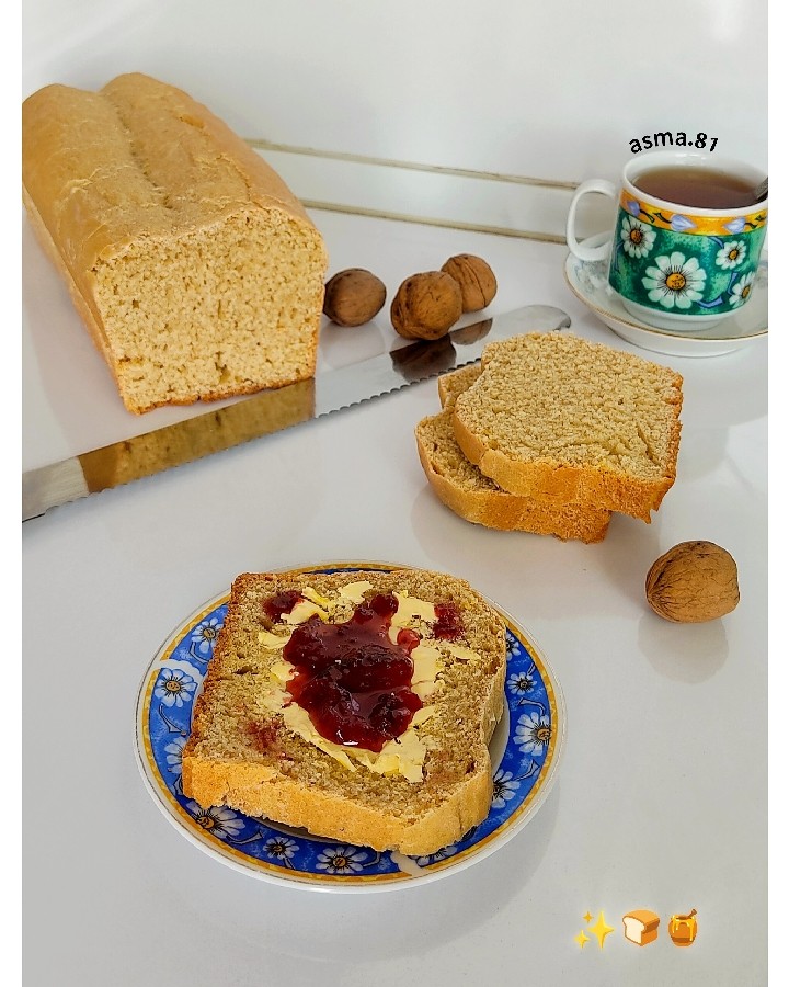 عکس نان تست خانگی 
