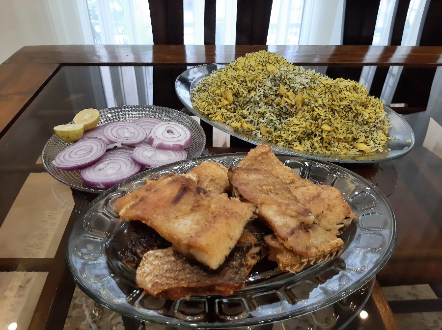 عکس باقالی پلو با ماهی