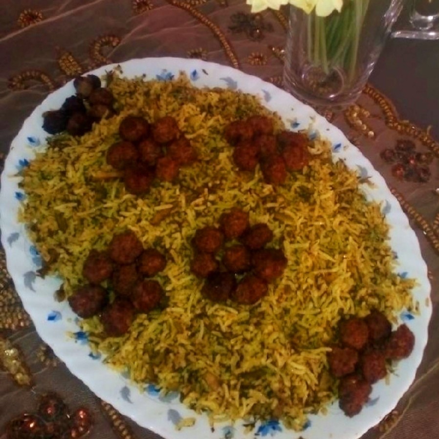عکس کلم پلو شیرازی