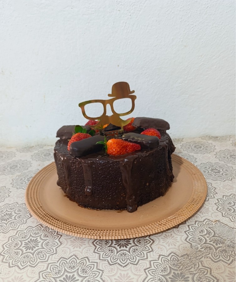 عکس کیک خیس شکلاتی 