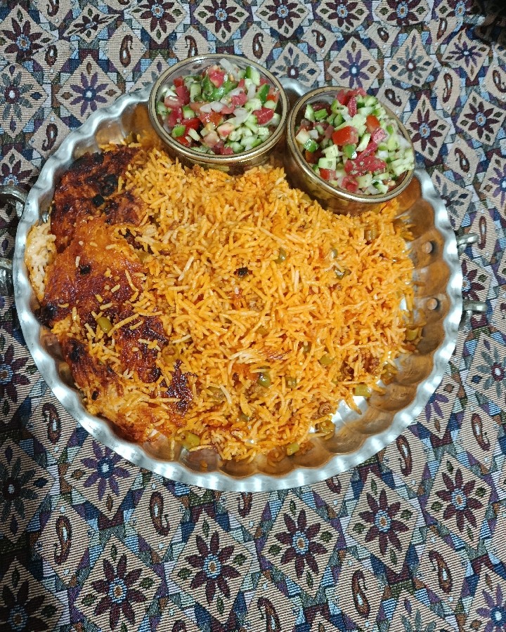 عکس لوبیا پلو