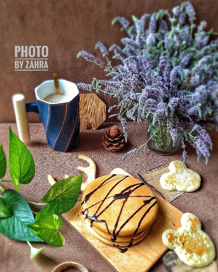 عکس پنکیک نارگیلی