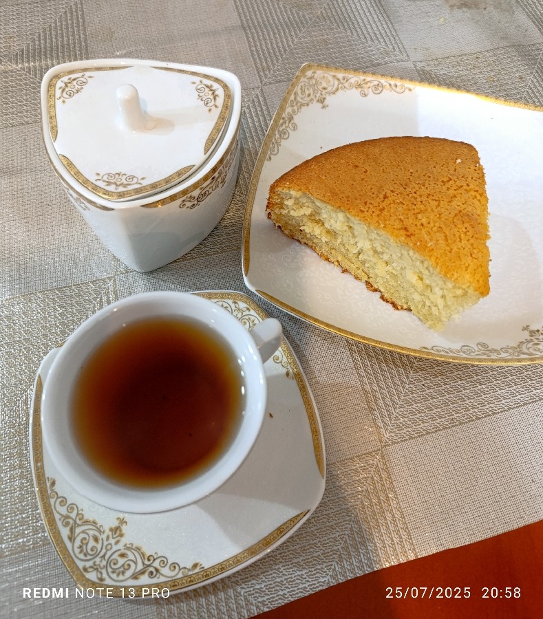 عکس کیک نارگیلی بسی خوشمزه 
