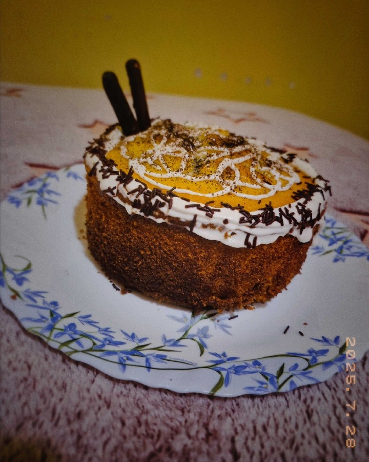عکس کیک اسفنجی 