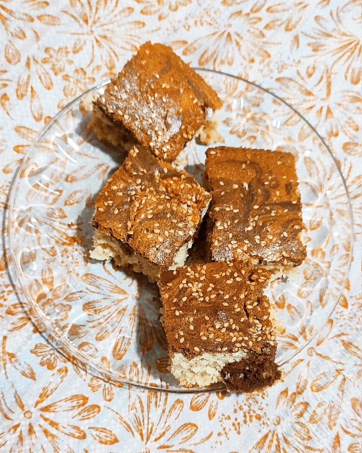 عکس کیک‌‌زبرا کنجدی ??