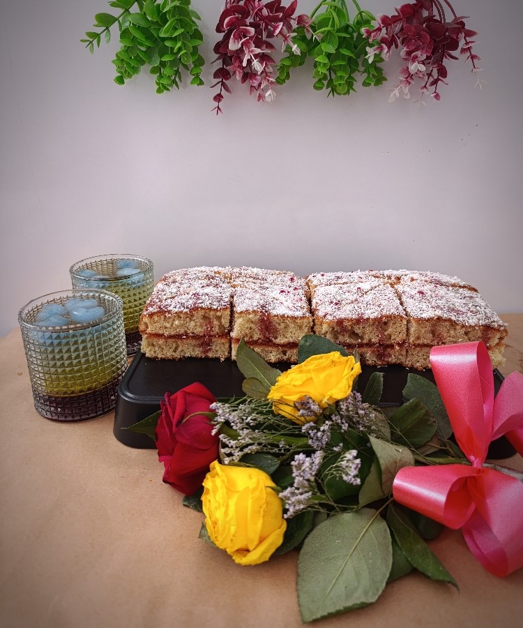 عکس کیک تخته‌ای مارمالادی