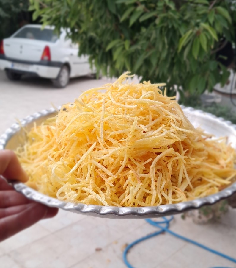 عکس خلال‌سیب‌زمینی