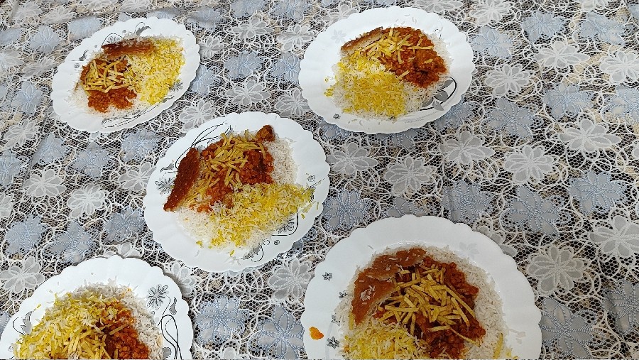 عکس قیمه نذری