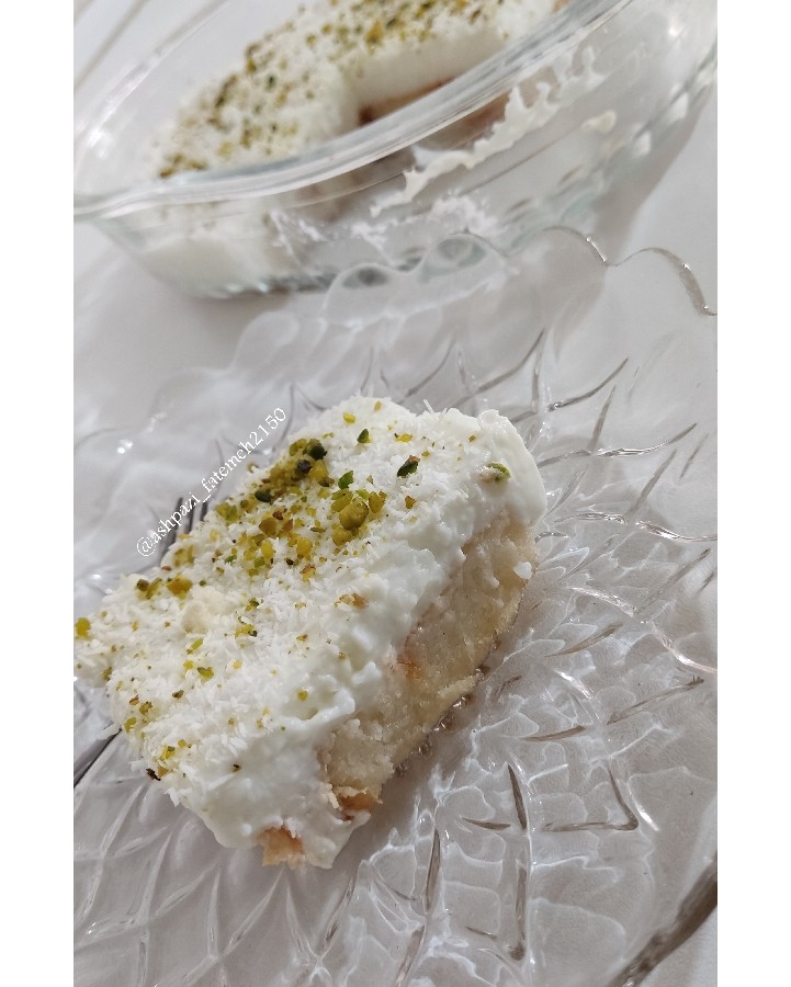 عکس دسر سفید برفی