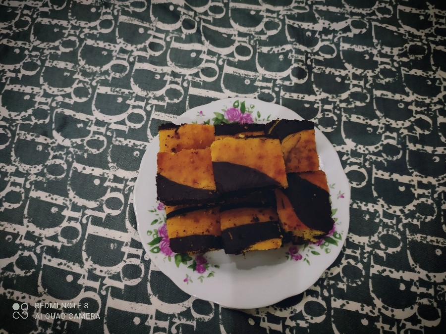عکس کیک زبرا