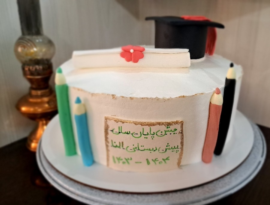 عکس کیک خامه ای
