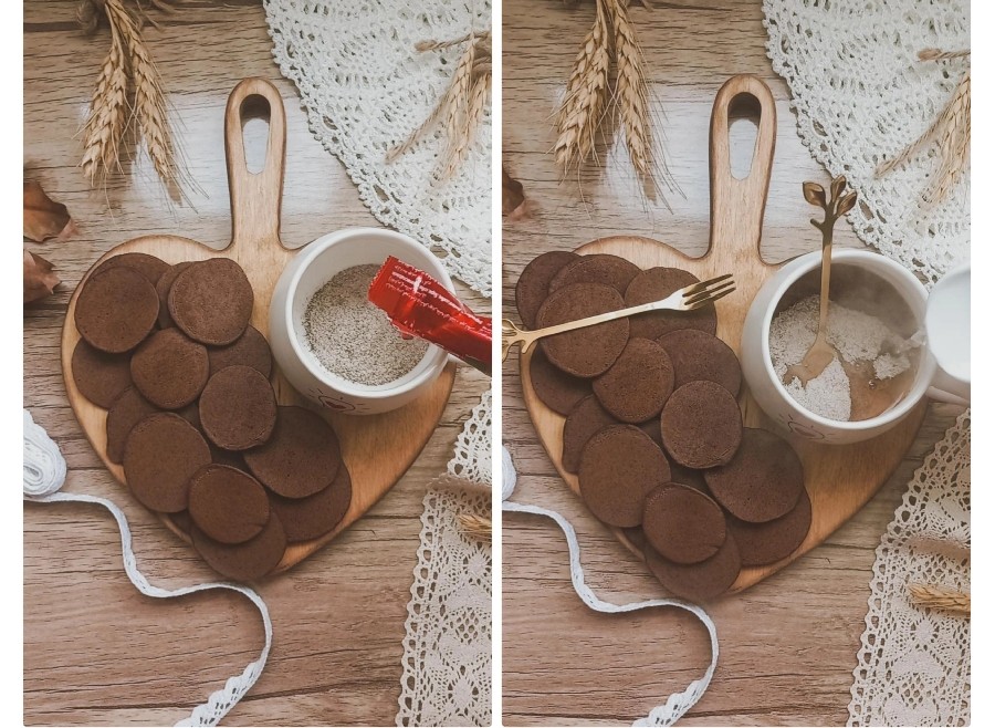 عکس مینی پنکیک شکلاتی