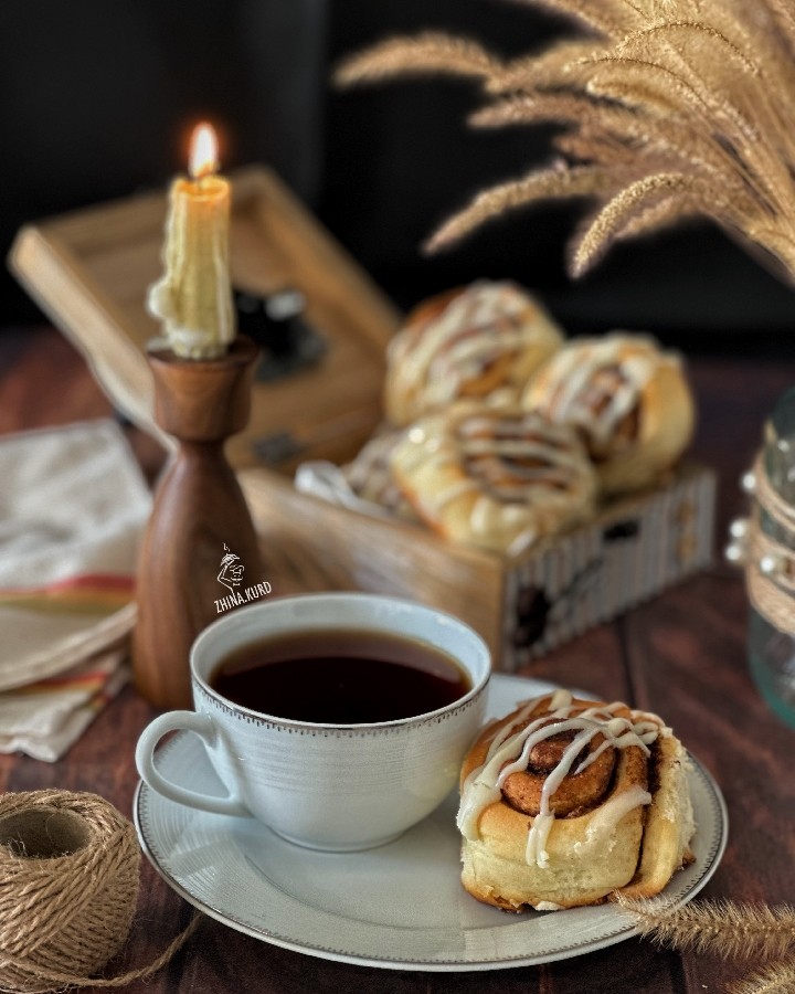 عکس رول دارچین