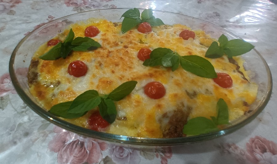 عکس موساکای یونانی
