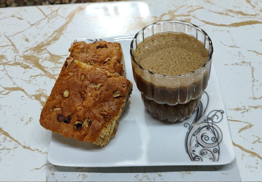 عکس کیک مغزدار 