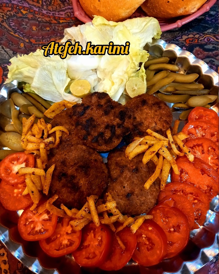 عکس همبرگر مخصوص