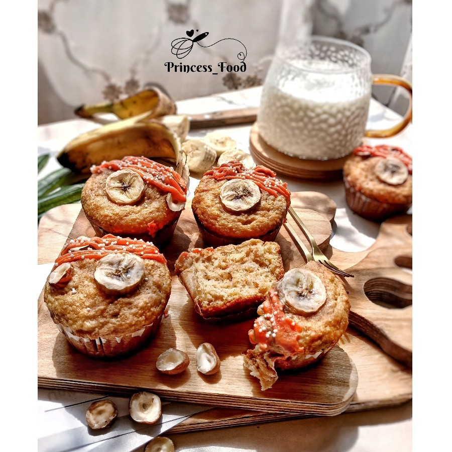عکس کیک رژیمی موز