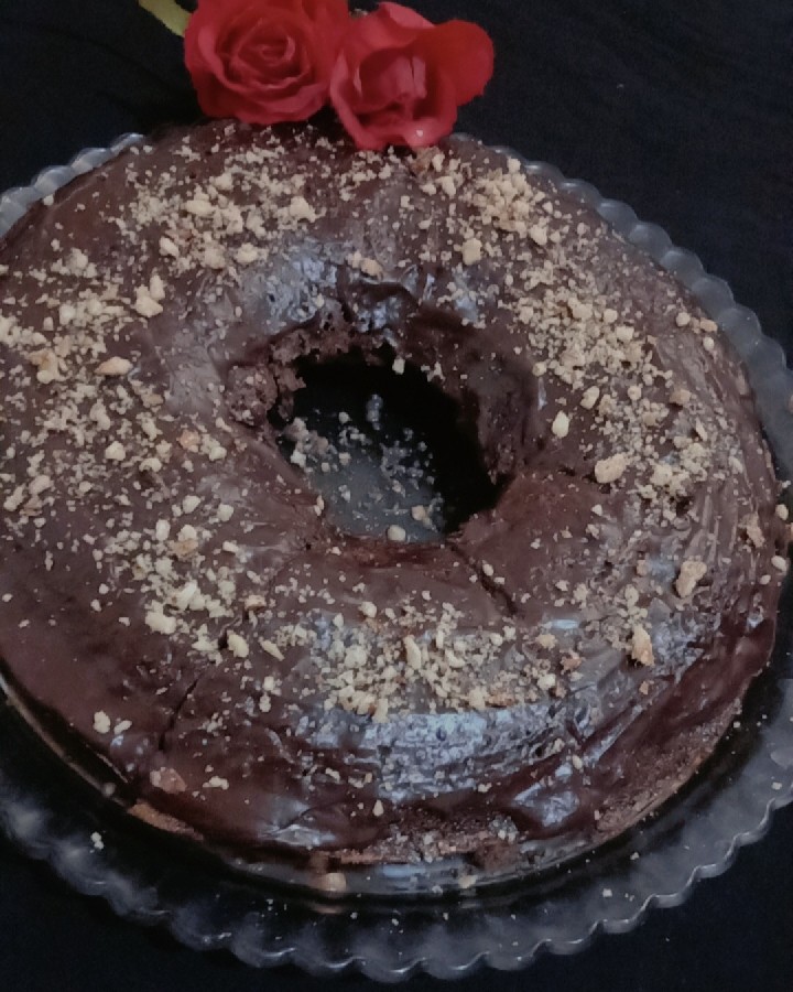 عکس کیک شکلاتی خیس?