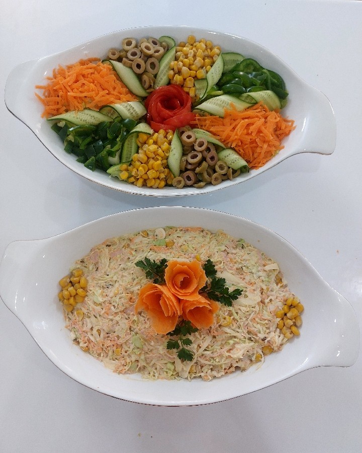 عکس تزئین سالاد