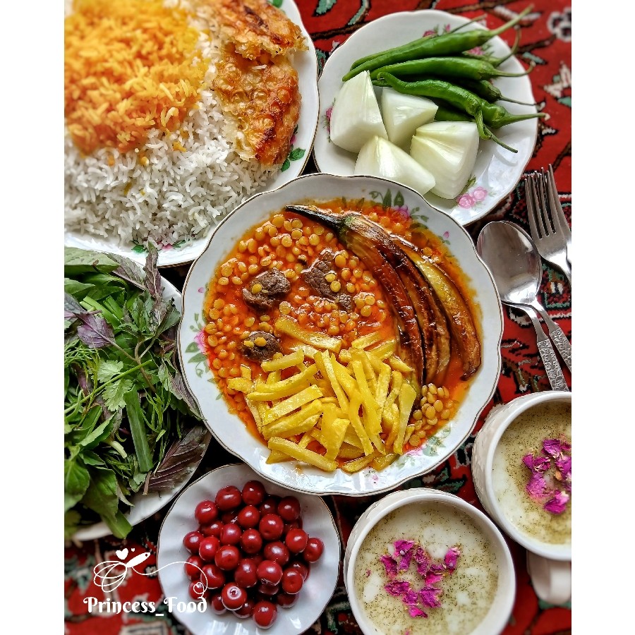 عکس خورش قیمه بادمجان