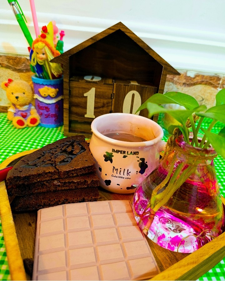 عکس پنکیک شکلاتی 