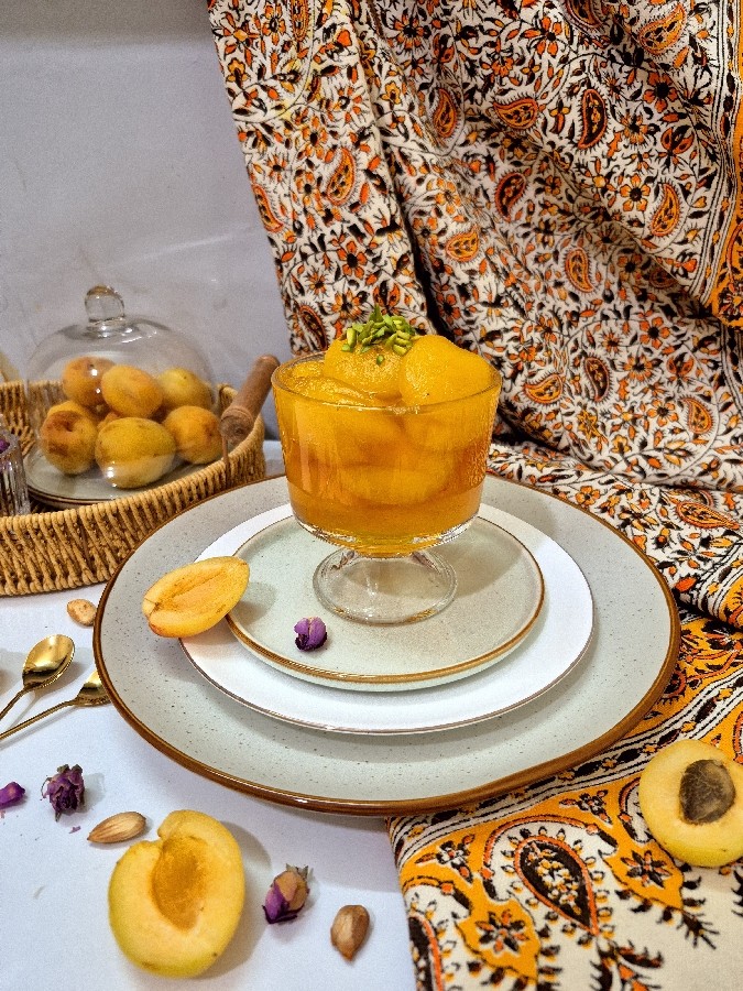 عکس مربای زردالو 