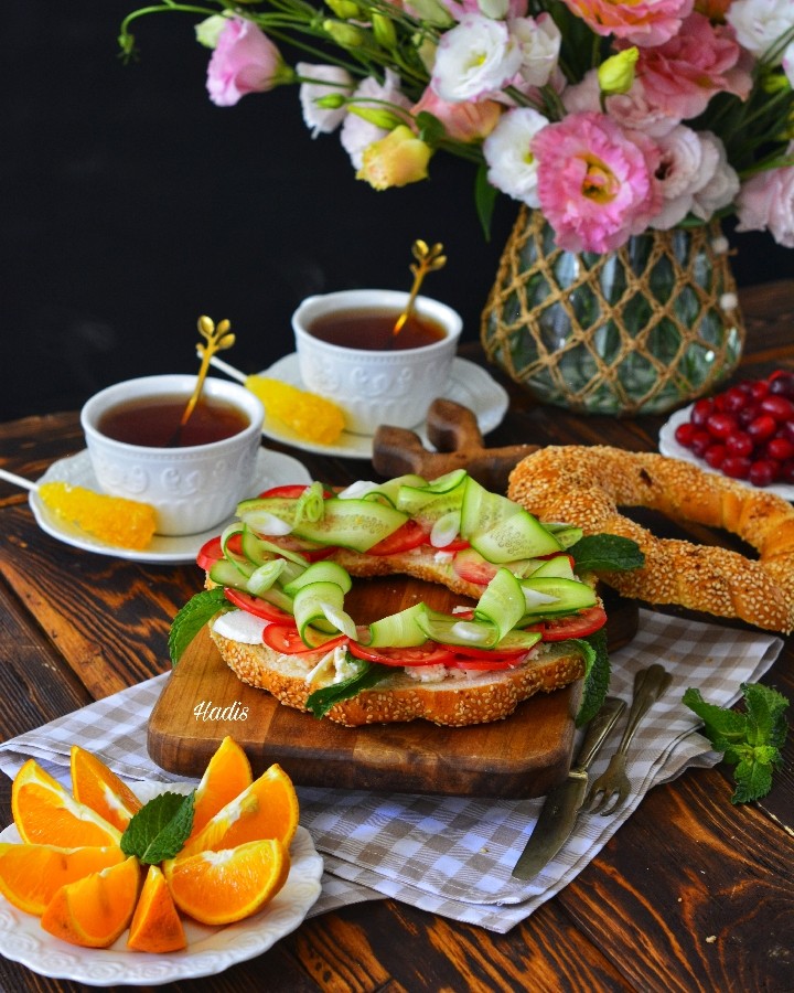 عکس نان و پنیر 