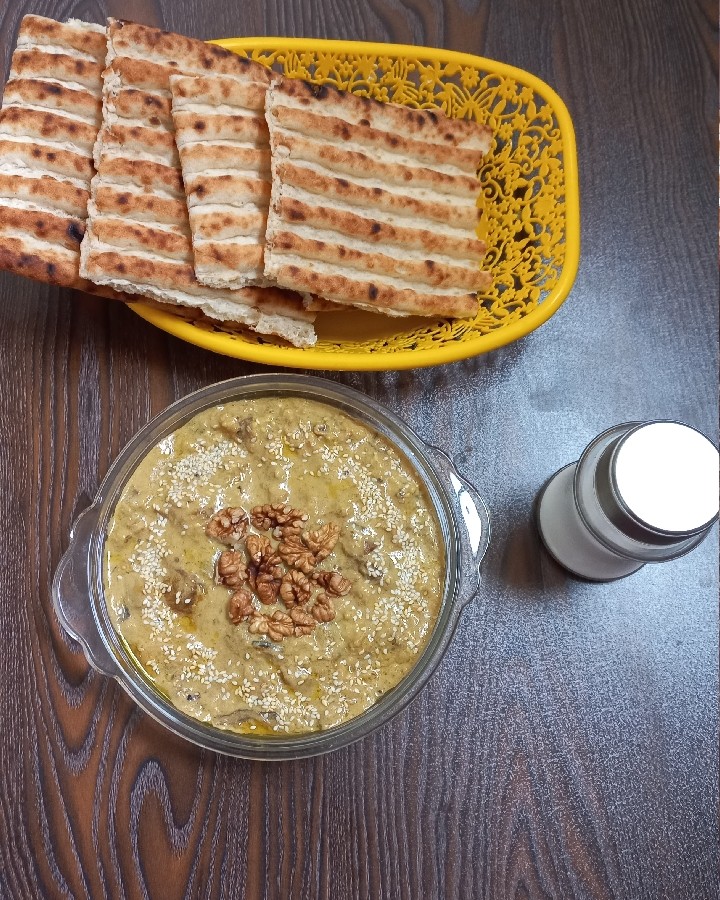 عکس کشک بادمجان بدون پیاز 