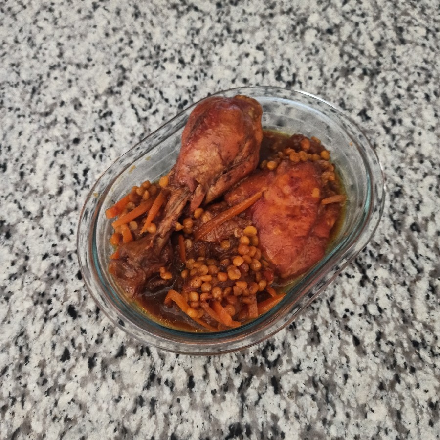 عکس خورش مرغ با رب به