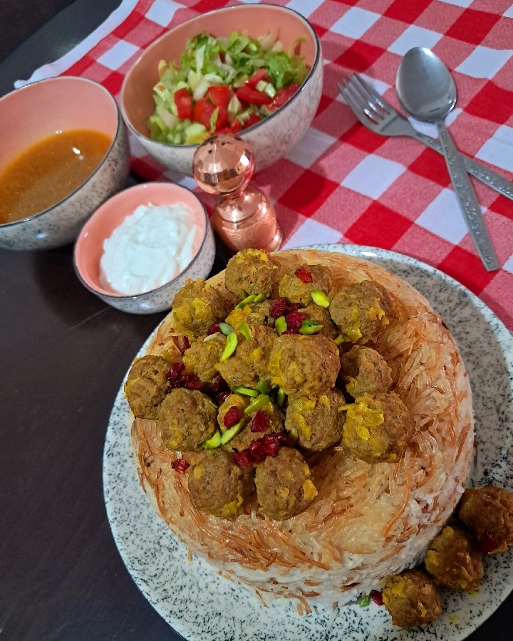 عکس #رشته پلو