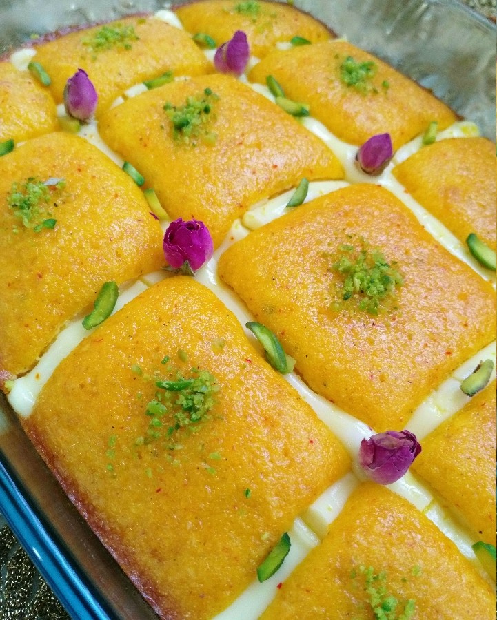 عکس بسبوسه ساده (بدون پنیر)