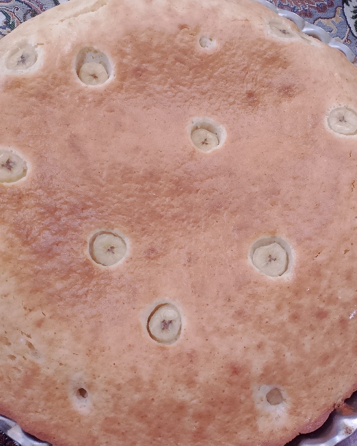 عکس کیک با طعم‌موز 