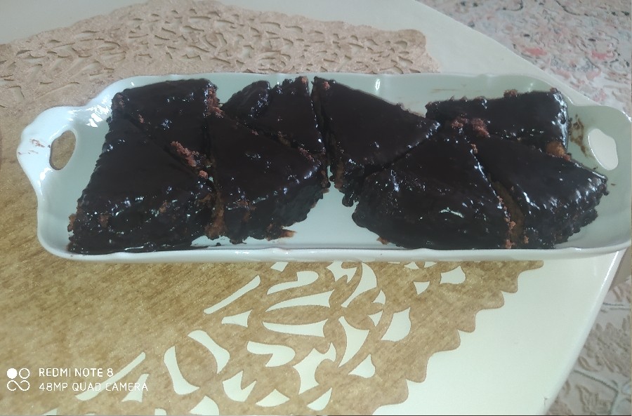 عکس کیک دبل چاکلت 