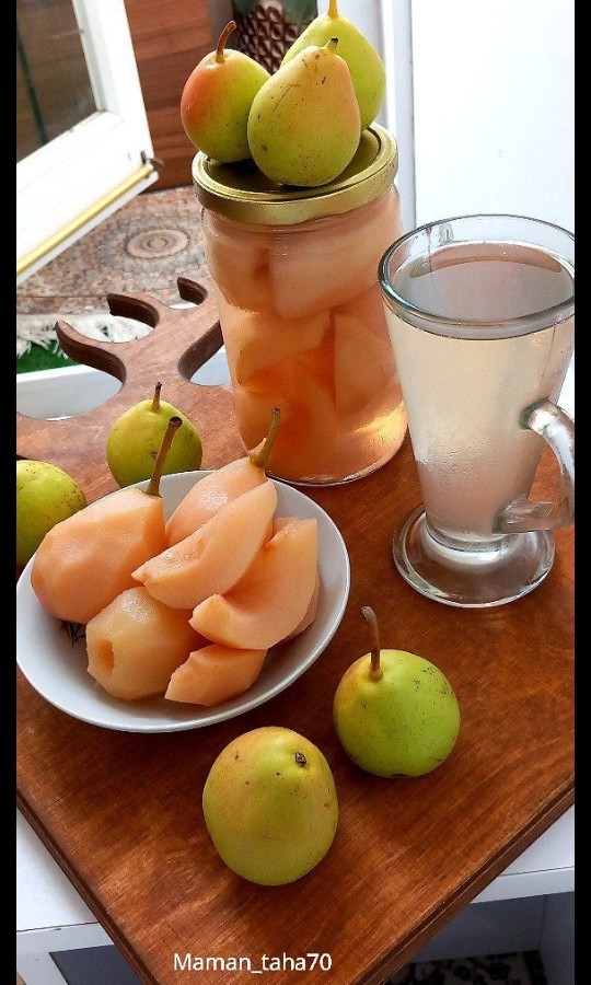 عکس کمپوت گلابی