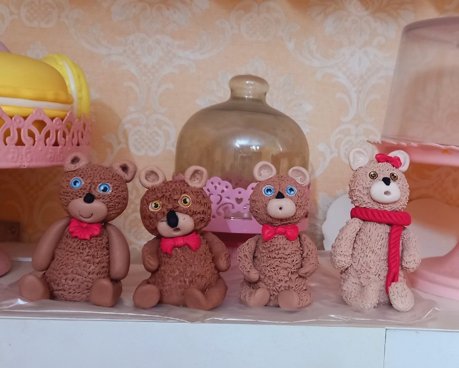عکس خرس های بانمک فوندانتی