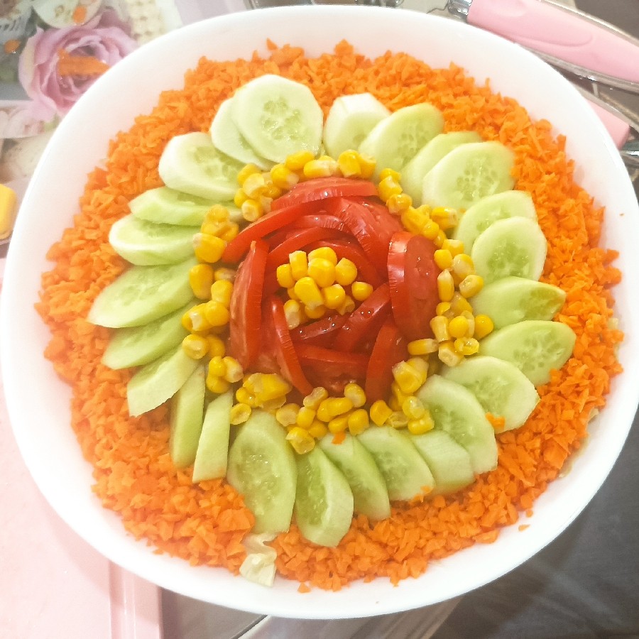 عکس سالاد/چلو مرغ/مرغ سوخاری