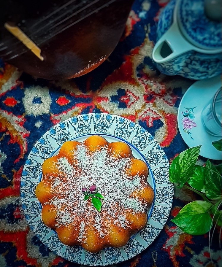 عکس کیک شربتی شیرازی